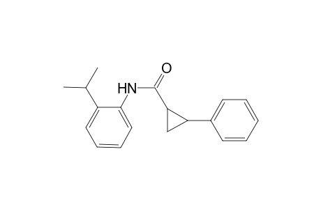 N-(2-isopropylphenyl)-2-phenylcyclopropanecarboxamide