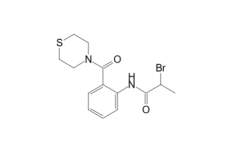 2-bromo-2'-(thiomorpholinocarbonyl)propionanilide