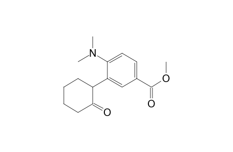 Benzoic acid, 4-(dimethylamino)-3-(2-oxocyclohexyl)-, methyl ester