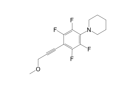 1-(4-Piperidino-2,3,5,6-tetrafluorophenyl)-3-methoxy-1-propyne