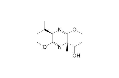 1-[(2R,5S)-2-isopropyl-3,6-dimethoxy-5-methyl-2H-pyrazin-5-yl]ethanol