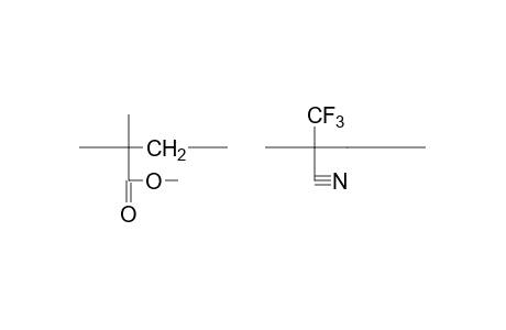 Poly(methyl methacrylate-co-trifluoromethacrylonitrile)