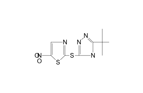 2-[(5-tert-butyl-4H-1,2,4-triazol-3-yl)thio]-5-nitrothiazole