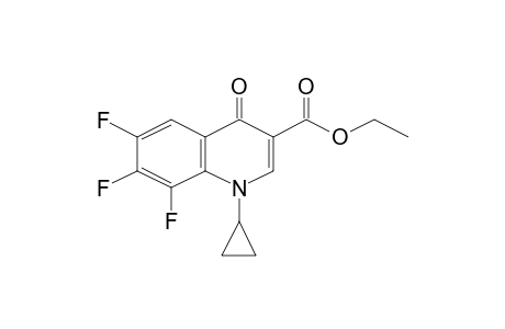 1-Cyclopropyl-6,7,8-trifluoro-4-oxo-1,4-dihydroquinoline-3-carboxylic acid, ethyl ester