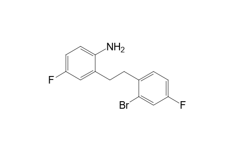 4-Fluoro-2-[2'-(2"-bromo-4"-fluorophenyl)ethyl]phenylamine