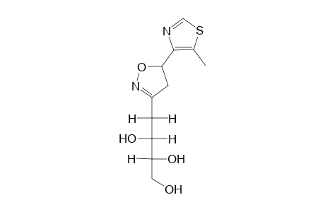 3-(2'-Deoxy-D-gluco-tetrol-1'-yl)-5-(5"-methylthiazol-4''-yl)-2-isoxazoline