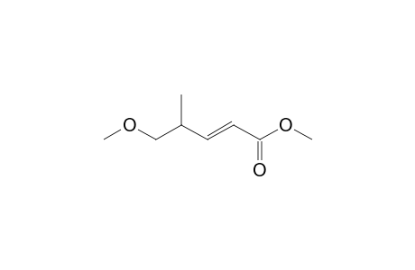 2-Pentenoic acid, 5-methoxy-4-methyl-, methyl ester, (E)-