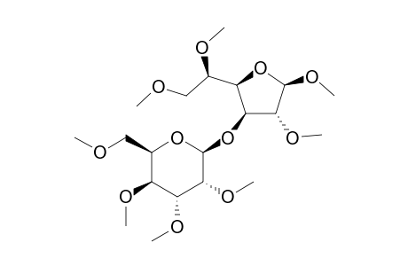 Permethyl-.beta.-D-glucopyranosyl (1-3)-.beta.-D-glucopyranose