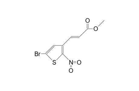 trans-5-BROMO-2-NITRO-3-THIOPHENEACRYLIC ACID, METHYL ESTER