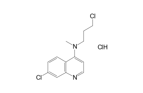 7-chloro-4-[(3-chloropropyl)methylamino]quinoline, hydrochloride