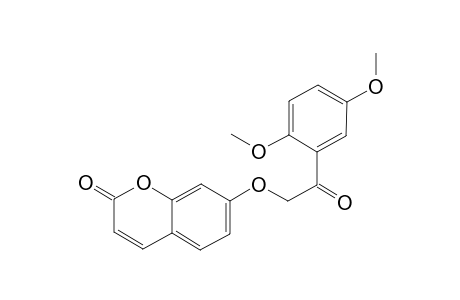 7-[2-(2,5-dimethoxyphenyl)-2-keto-ethoxy]coumarin