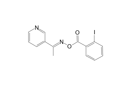 (1E)-1-(3-Pyridinyl)ethanone o-(2-iodobenzoyl)oxime