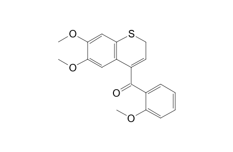 6,7-DIMETHOXY-4-(ORTHO-METHOXYBENZOYL)-2H-THIOCROMENE