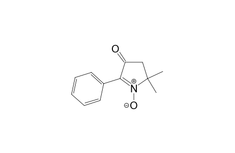 3H-Pyrrol-3-one, 4,5-dihydro-5,5-dimethyl-2-phenyl-, 1-oxide