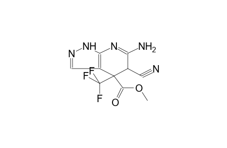 6-AMINO-5-CYANO-4-METHOXYCARBONYL-4-TRIFLUOROMETHYL-4,5-DIHYDROPYRAZOLO-[3,4-B]PYRIDINE