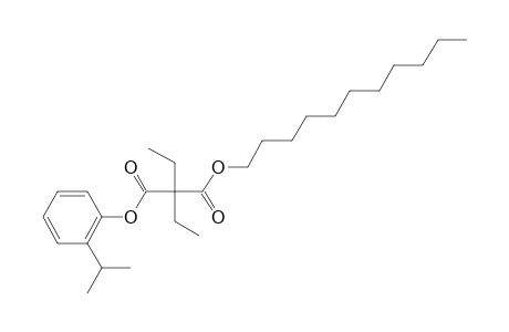 Diethylmalonic acid, 2-isopropylphenyl undecyl ester