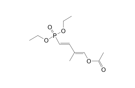 acetic acid [(1E,3E)-4-diethoxyphosphoryl-2-methyl-buta-1,3-dienyl] ester