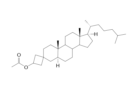 3'-.Epsilon.-acetoxy-spiro[cholestane-3,1'-cyclobutane]