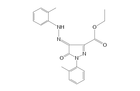 4,5-Dioxo-1-o-tolyl-2-pyrazoline-3-carboxylic acid, ethyl ester, 4-(o-tolylhydrazone)