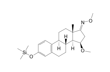 Estra-1,3,5(10)-trien-17-one, 15-methoxy-3-[(trimethylsilyl)oxy]-, O-methyloxime, (15.beta.)-