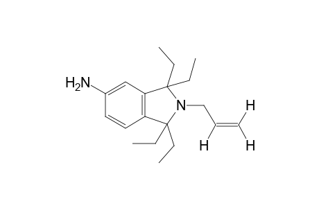 ISOINDOLINE, 2-ALLYL-5-AMINO- 1,1,3,3-TETRAETHYL-,