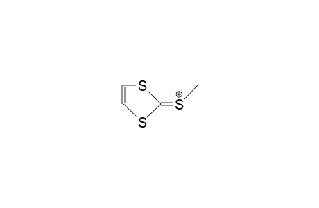 2-Methylthio-1,3-dithiolium cation