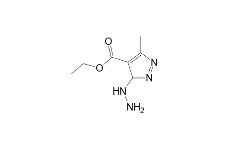 Ethyl 3-hydrazinyl-5-methyl-3H-pyrazole-4-carboxylate