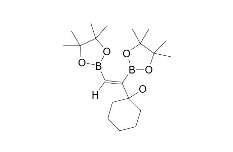 (E)-1-(1-Hydroxycyclohexyl)ethene-1,2-diboronic acid bis(pinacol) ester