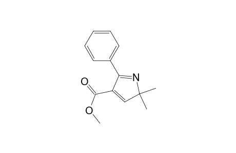 2H-Pyrrole-4-carboxylic acid, 2,2-dimethyl-5-phenyl-, methyl ester