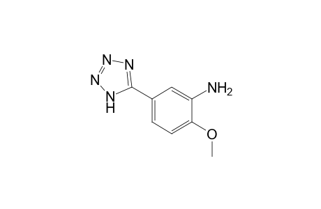 Benzenamine, 2-methoxy-5-(1H-1,2,3,4-tetrazol-5-yl)-