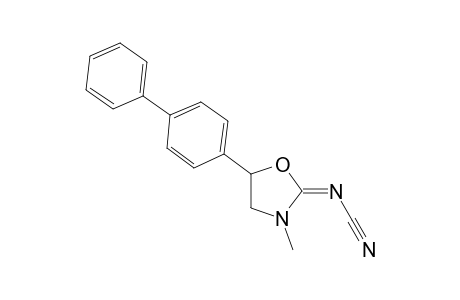 2-Cyanoimino-4,5-dihydro-3-methyl-5-(4-phenylphenyl)-1,3-dioxazole