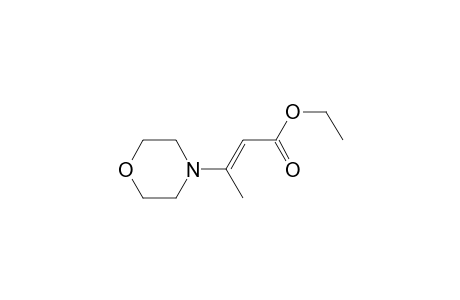 2-Butenoic acid, 3-(4-morpholinyl)-, ethyl ester