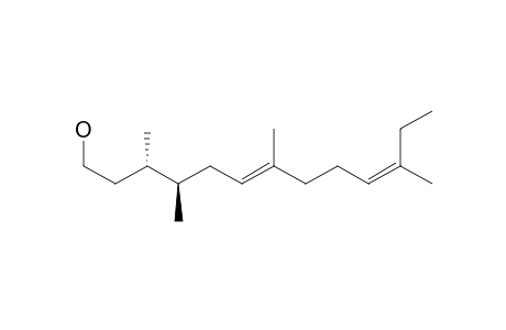 (3S,4R,6E,10Z)-3,4,7,11-tetramethyl-1-trideca-6,10-dienol