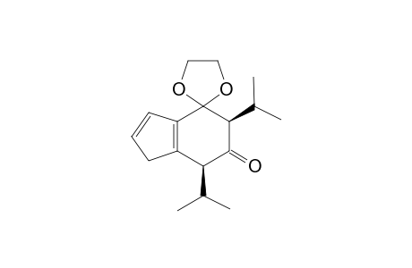 1',7'-Dihydro-5',7'-bis(1-methylethyl)spiro[1,3-dioxolane-2,4'-[4H]inden]-6'(5'H)-one