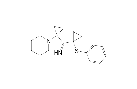 Cyclopropanemethanimine, .alpha.-[1-(phenylthio)cyclopropyl]-1-(1-piperidinyl)-