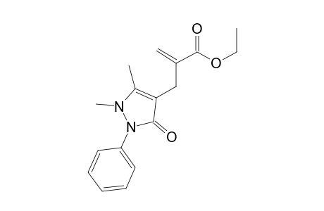 2-(1,5-Dimethyl-3-oxo-2-phenyl-2,3-dihydro-1H-pyrazol-4-ylmethyl)acrylic acid ethyl ester