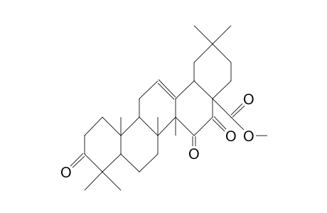 3,15,16-Trioxo-olean-12-en-28-oic acid, methyl ester