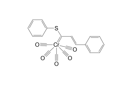 PENTACARBONYL-[(2E)-3-PHENYL-1-(PHENYLTHIO)-2-PROPENYLIDENE]-CHROMIUM