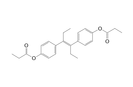 STILBENEDIOL, 4,4'-, A,A'-DIETHYL-, DIPROPIONATE, trans-,