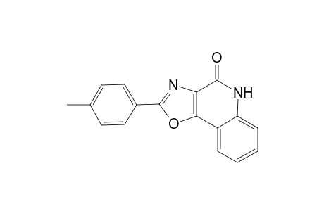 2-(4-Methylphenyl)[1,3]oxazolo[4,5-c]quinolin-4(5H)-one