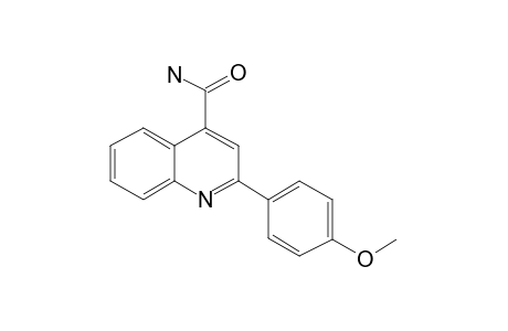 2-(p-Methoxyphenyl)-4-quinolinecarboxamide