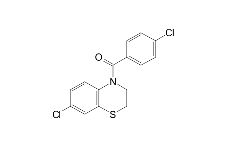 7-CHLORO-4-(p-CHLOROBENZOYL)-2,3-DIHYDRO-4H-1,4-BENZOTHIAZINE