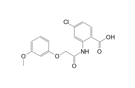 4-chloro-2-{[(3-methoxyphenoxy)acetyl]amino}benzoic acid