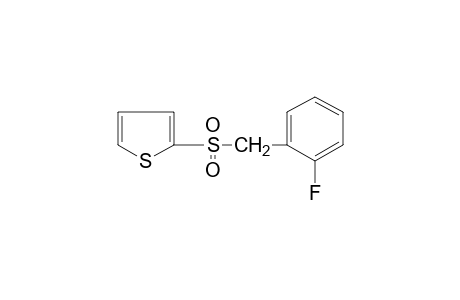 2-[(o-fluorobenzyl)sulfonyl]thiophene
