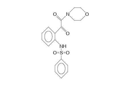 2'-(MORPHOLINOGLYOXYLOYL)BENZENESULFONANILIDE