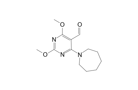 4-(azepan-1-yl)-2,6-dimethoxypyrimidine-5-carbaldehyde