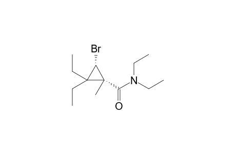 (1S*,2S*)-2-Bromo-3,3-diethyl-N,N-diethyl-1-methylcyclopropanecarboxamide