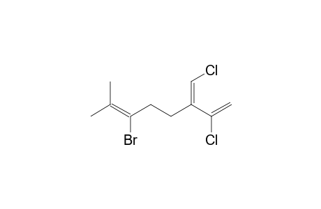 (3Z)-6-bromo-2-chloro-3-(chloromethylidene)-7-methylocta-1,6-diene