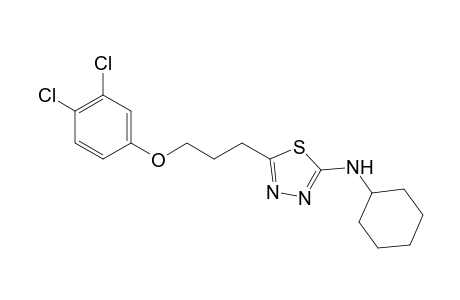 1,3,4-Thiadiazol-2-amine, N-cyclohexyl-5-[3-(3,4-dichlorophenoxy)propyl]-