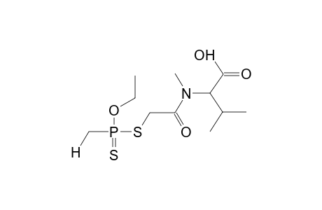 O-ETHYL-S-(4-CARBOXY-2-OXO-3-METHYL-3-AZA-5-METHYLHEXYL)METHYLDITHIOPHOSPHONATE